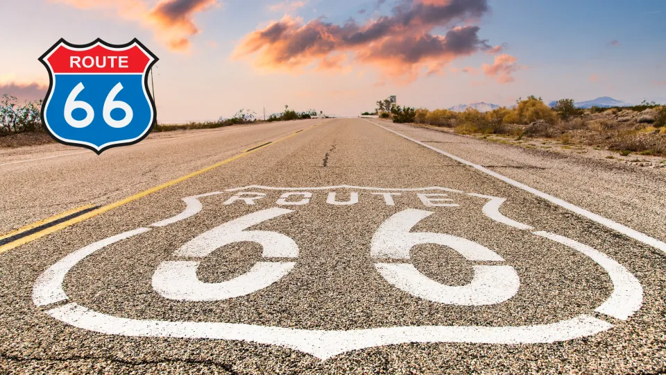 route 66 is an American highway that is a symbol of Americana